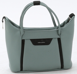 Детская коляска Adamex Zico Deluxe 2 в 1 Z-SA20 СЕР-ЗЕЛЕН.КОЖА