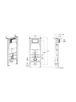 Инсталляция пневматическая с подвесным унитазом MONEY