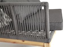 "Барселона" модуль диванный плетеный из роупа боковой правый