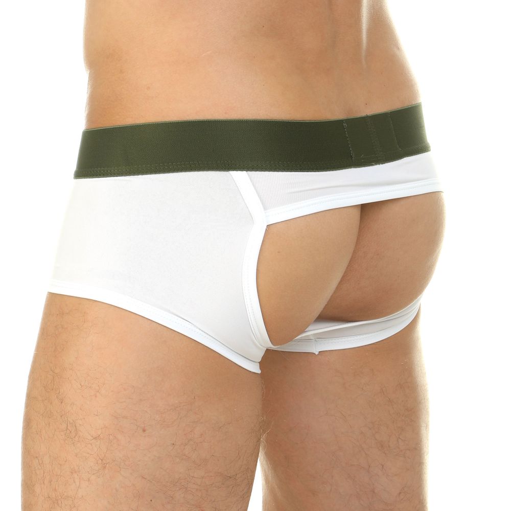 Трусы мужские джоки -боксеры белые ADDICTED