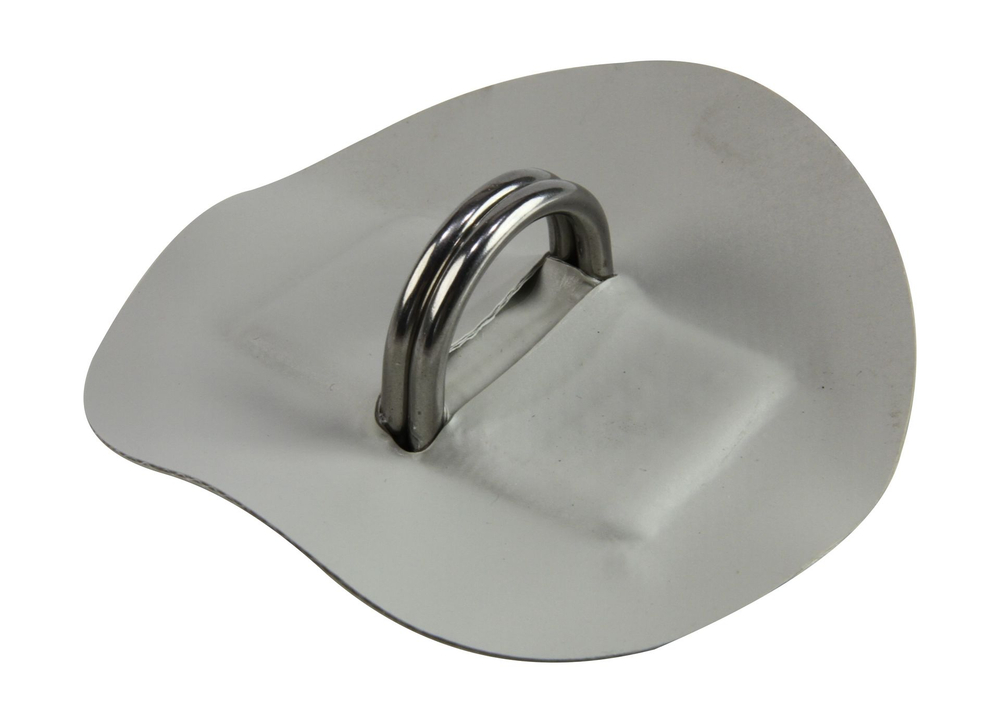 Кольцо D-образное двойное, малое, с серой накладкой