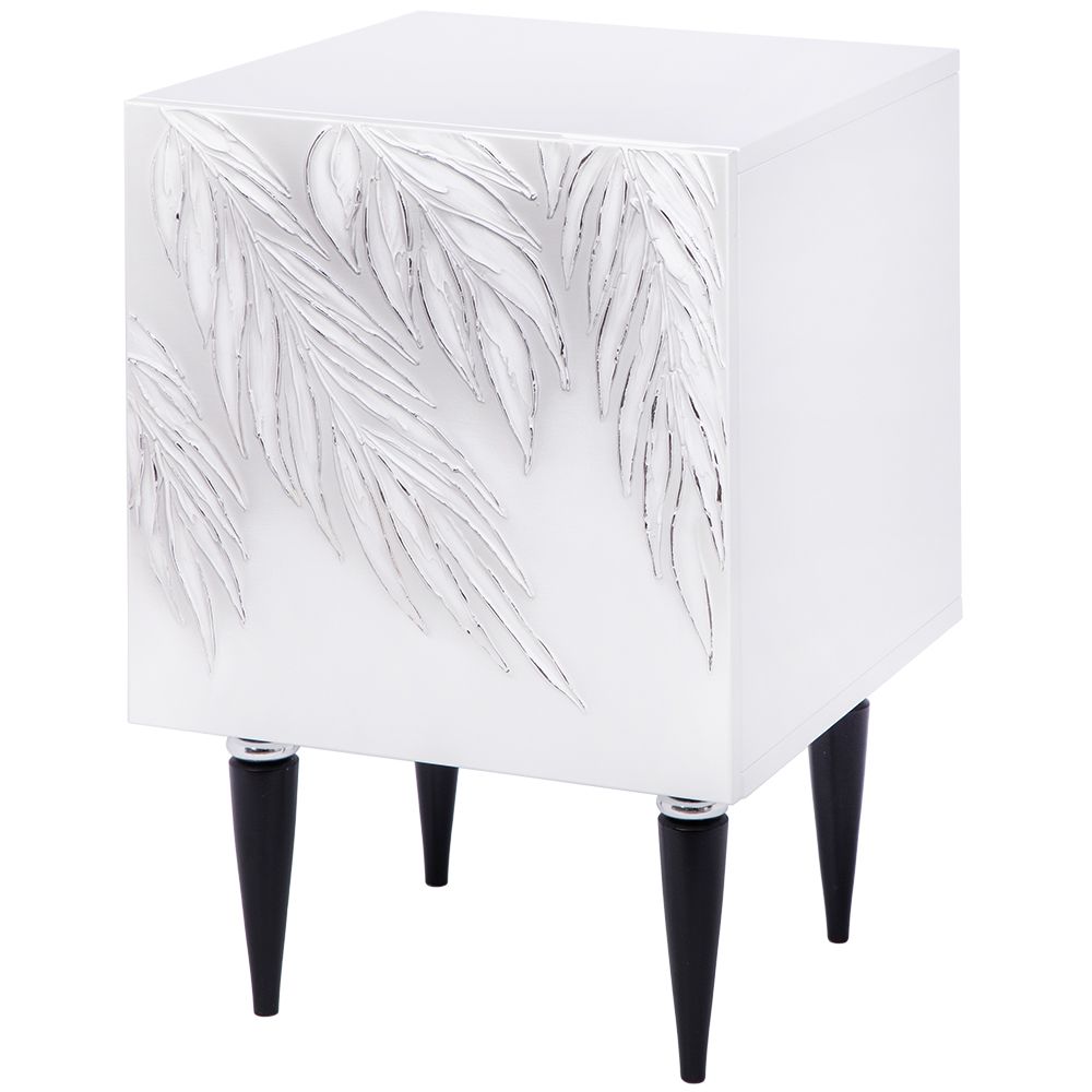 Тумба прикроватная Тропик Классика Айс Найт Сильвер левая