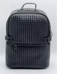 Рюкзак Bottega Veneta Intrecciato черный