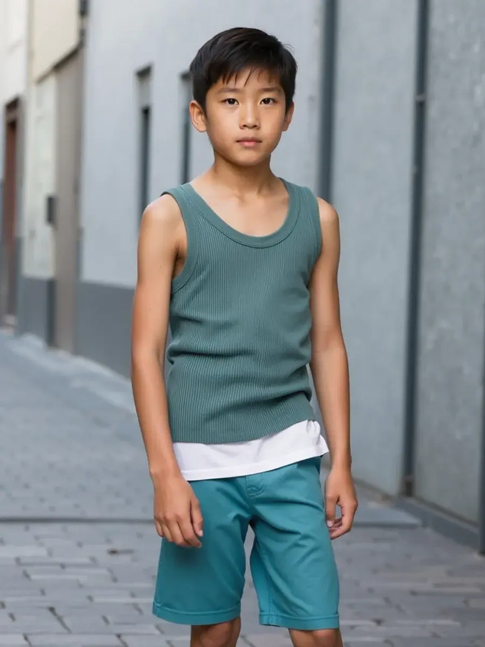 Майка детская базовая из хлопка в сад