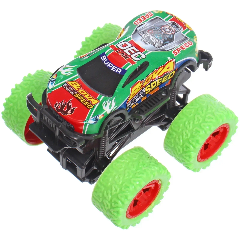 Машина инерционная «Суперскорость», 10*9*7 см, вращающаяся 360°, в шоу-боксе, микс