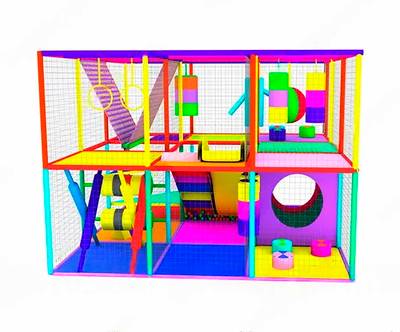 Детский игровой лабиринт с крышей «Терем радости» 3,69×3,69×3,2 м