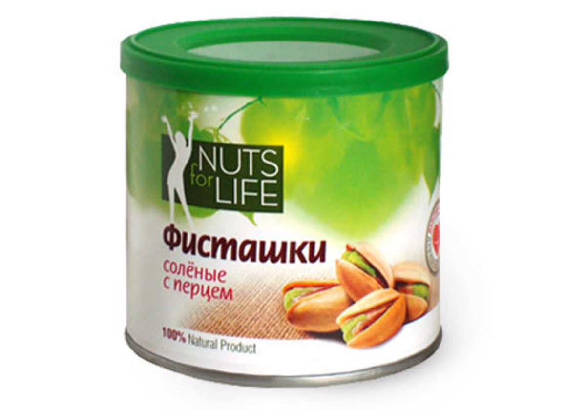 Фисташка соленая с перцем Nuts for Life, 100г