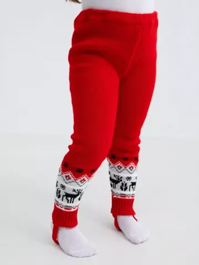 Рейтузы вязаные с орнаментом