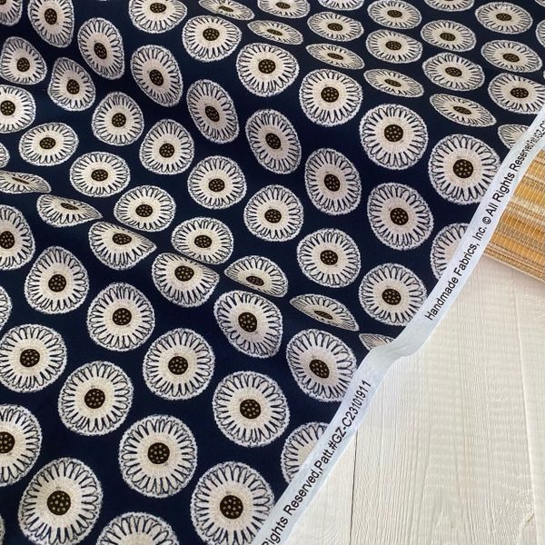 ПОЛНОЧНЫЕ ЦВЕТЫ #6, 100% хлопок Handmade Fabrics 2