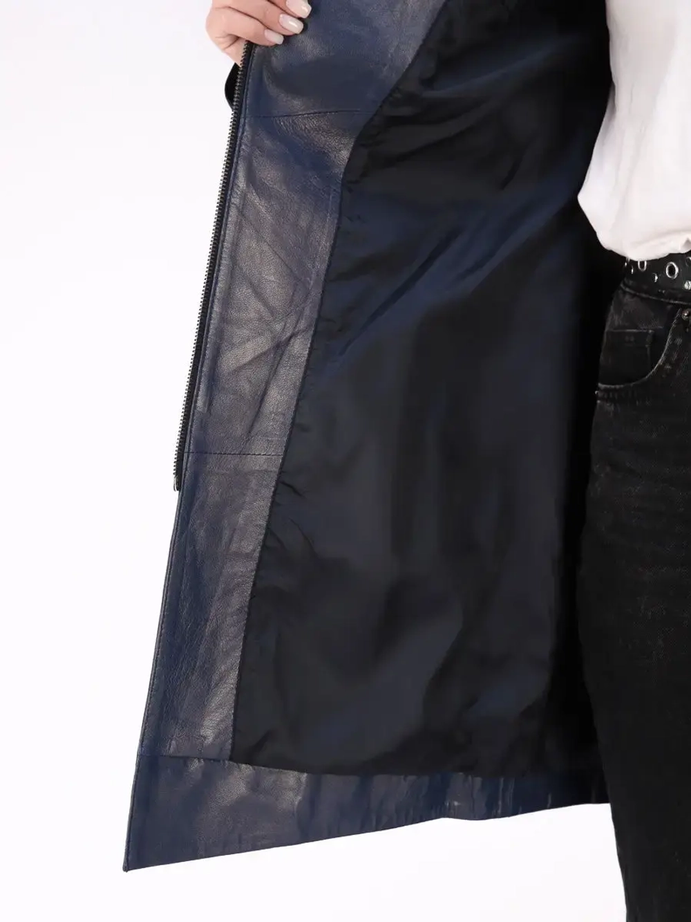 Женский кожаный плащ/натуральная кожа/Турция