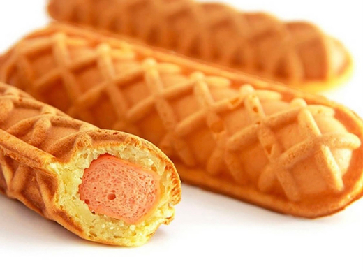 Корн-дог с куриной сосиской