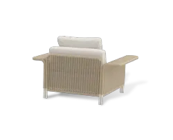 "Мальдивы" лаунж-зона из искусственного ротанга, цвет соломенный