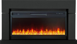 Каминокомплект Lindos Graphite Grey (Ширина 1470мм) с очагом Vision 42 LED