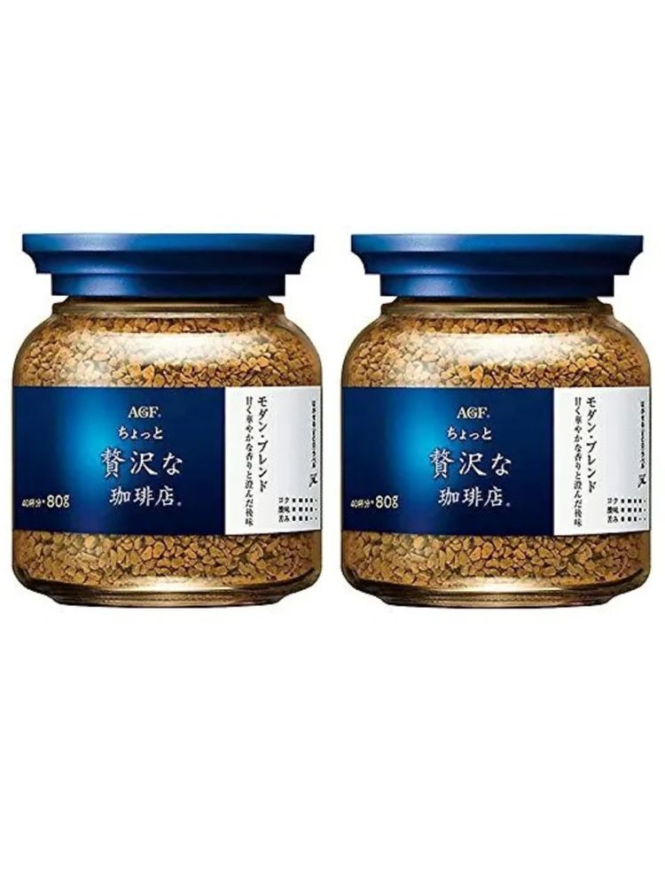 Кофе растворимый AGF Luxary Modern 80 г x 2 шт