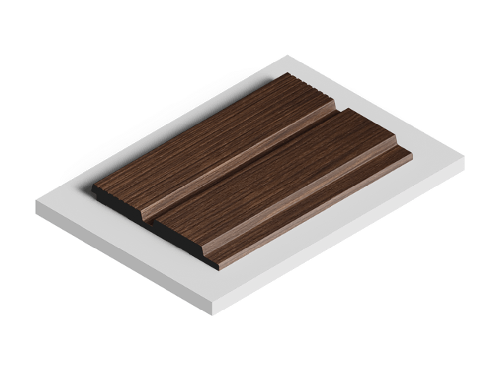 Стеновая панель HiWood декорированная, 270x12 см