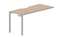 Стол 158х68х75см (эргономичный вырез) - приставной элемент