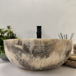Раковина из оникса Bowl Grey TinLip BO-63030 40*40*15 44