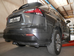 Фаркоп оцинкованный Galia L027C для LEXUS NX 300H, NX 300 2014-(паспорт и сертификат в комплекте)(без электрики)