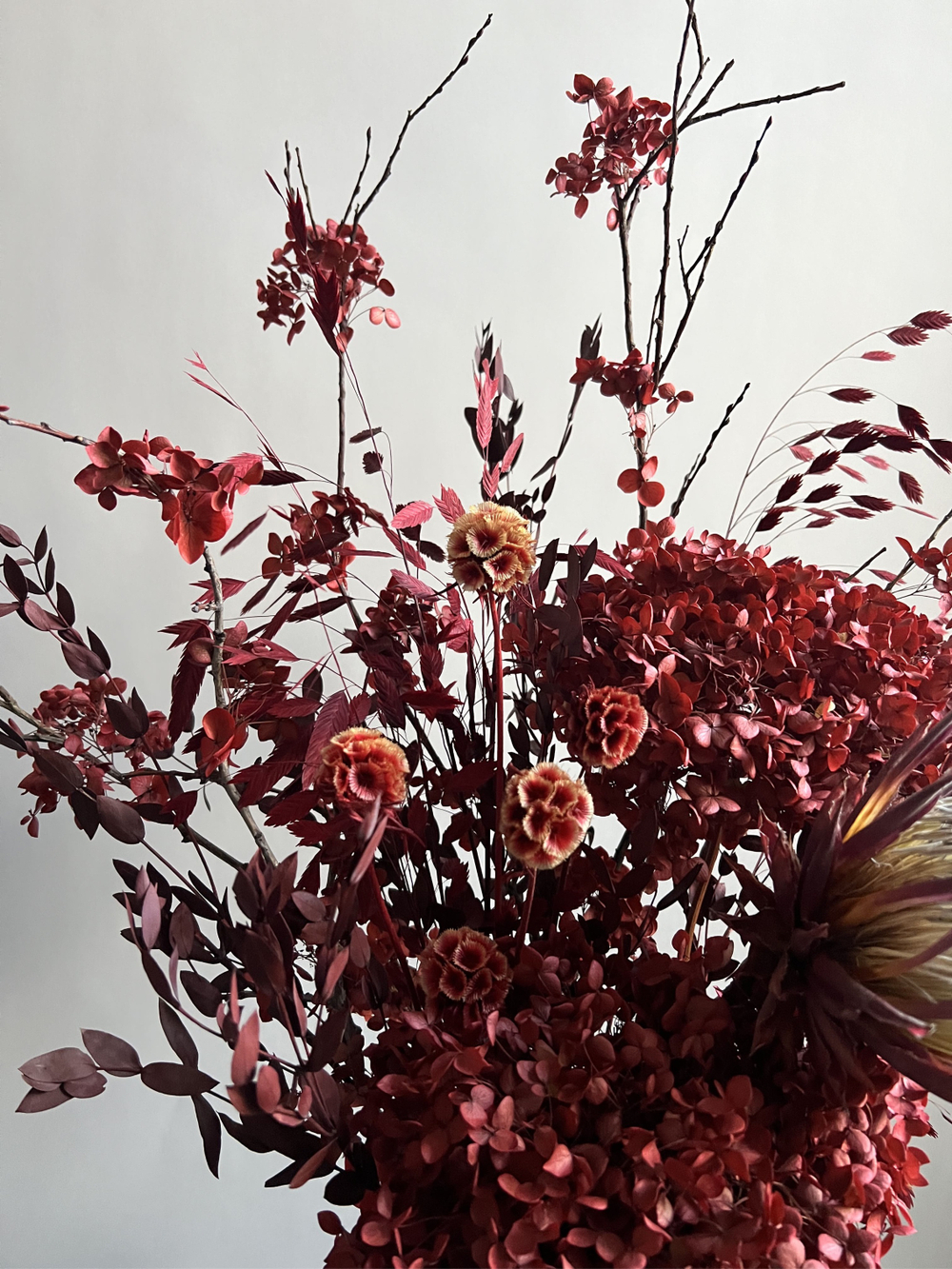 Композиция в кашпо Хасмантиум