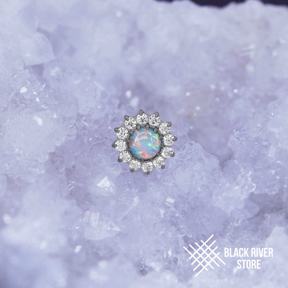 Sunflower Opal #17 & Crystal