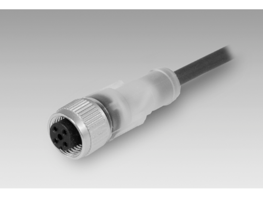 BAUMER Разъем прямой M12, 4pin, с кабелем 2м, ESG 34AH0200