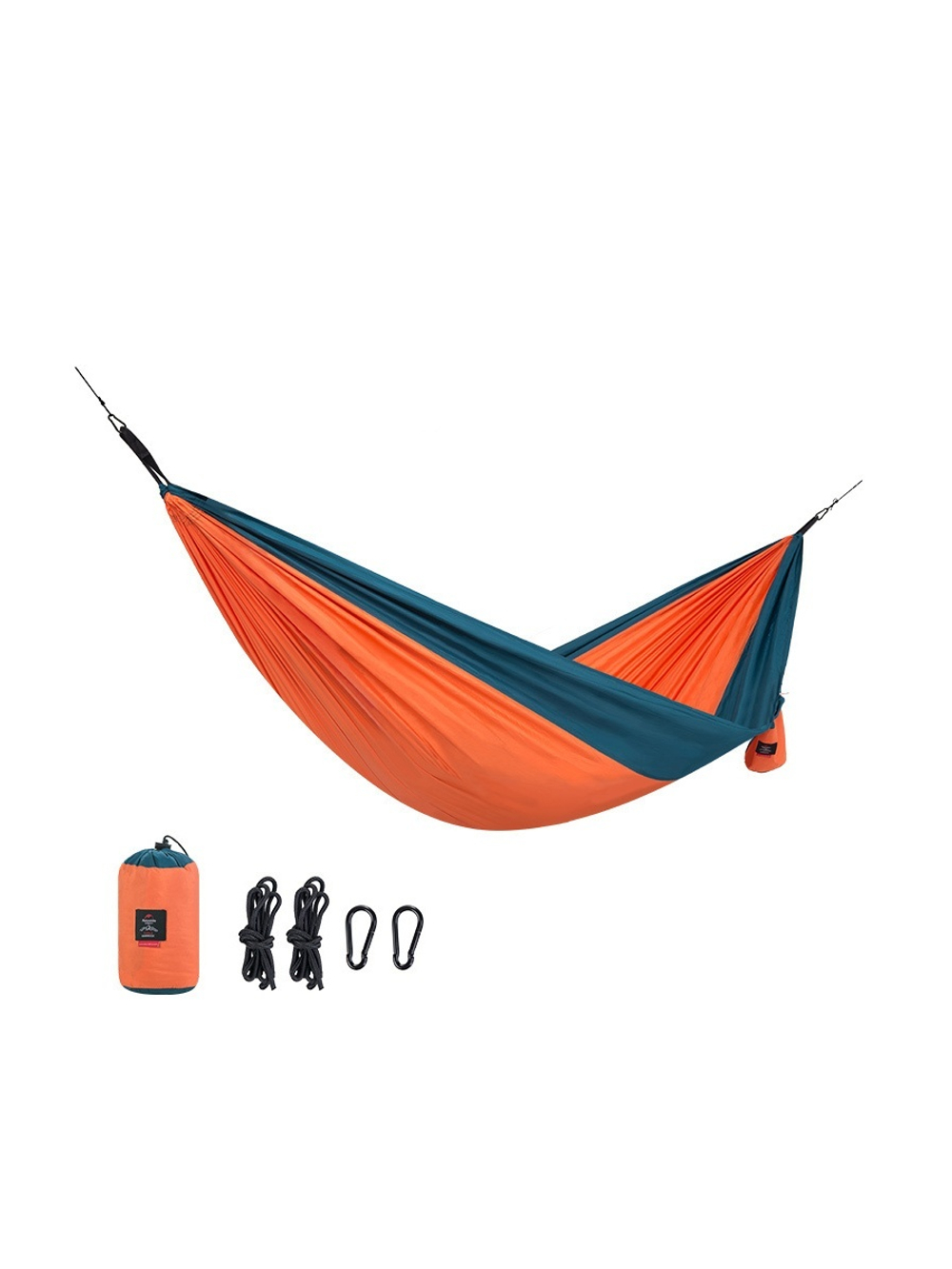 Гамак Naturehike без планок, туристический двойной, эпонж, оранжевый