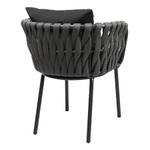 Стул Bergenson Bjorn Braid, серый/черный