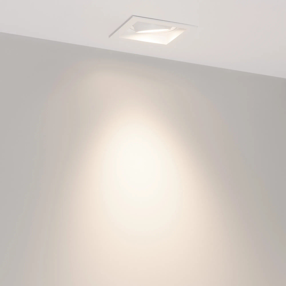 Светильник MS-VORTEX-BUILT-S90x90-12W Day4000 (WH-WH, 40 deg, 230V) (Arlight, IP20 Металл, 5 лет) 057915
