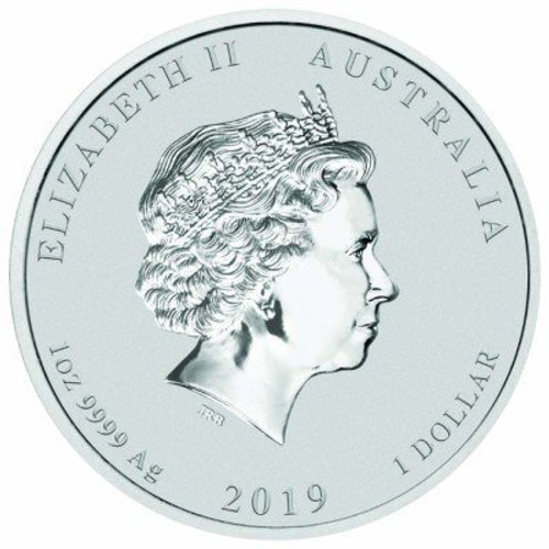 1 доллар. Год свиньи. Австралия. 2019 г.