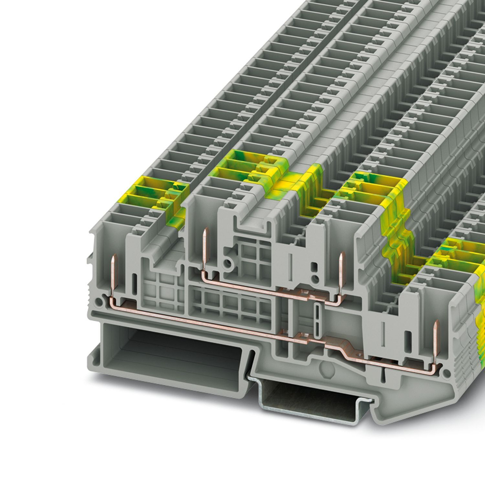 3061499 - STTB 2,5/4P-PE - Двухъярусная заземляющая клемма