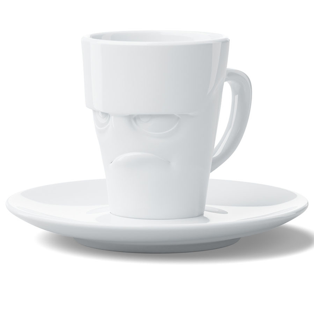 Кофейная пара grumpy, 80 мл, белая