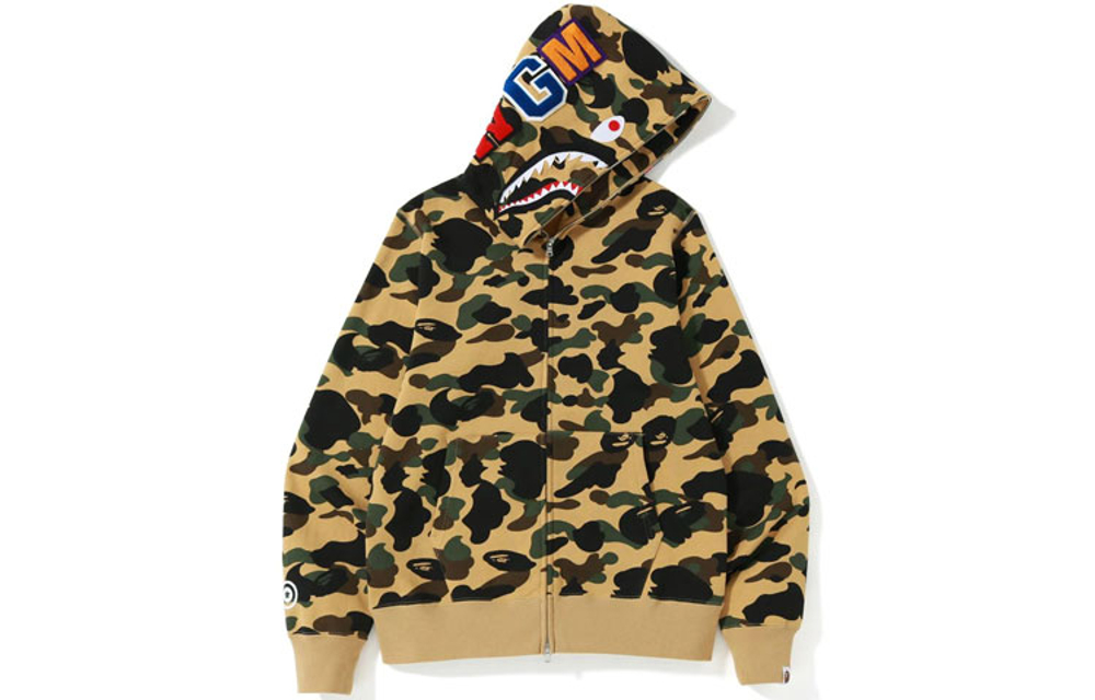 A Bathing Ape 1st Camo Shark Full Zip Худи Fw22
