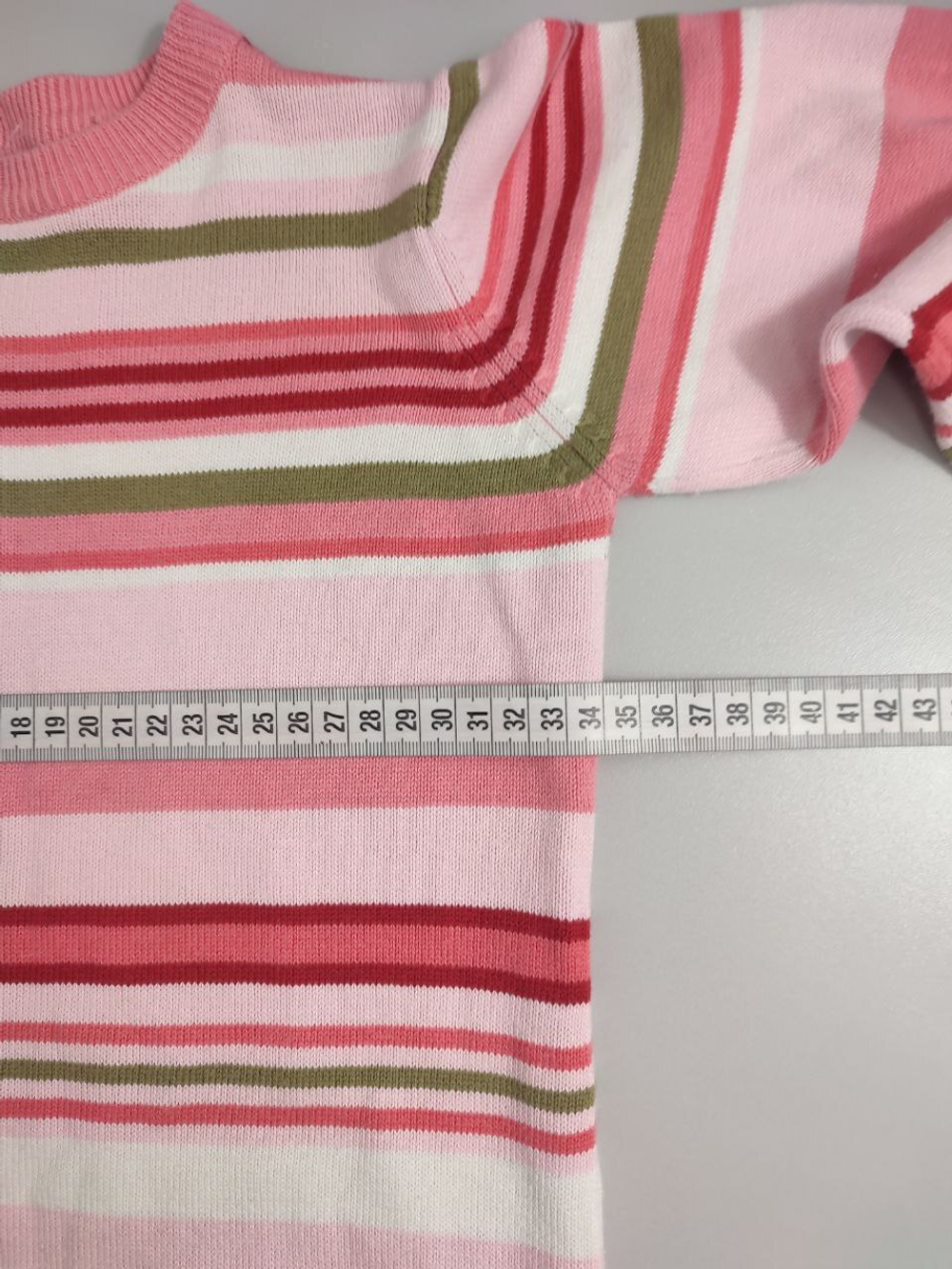 Туника в полоску на 8-10 лет