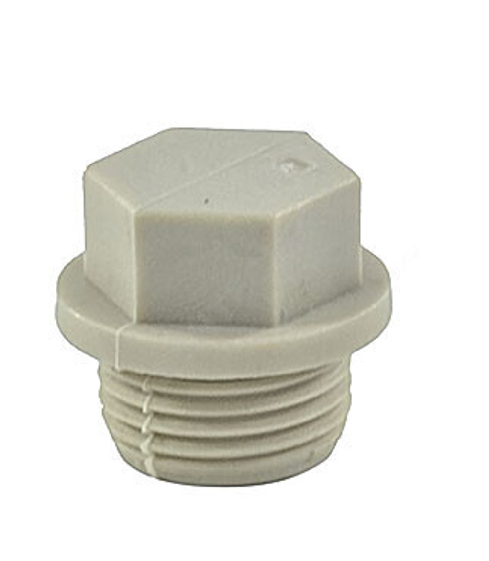 Заглушка (пробка) PP-R серая Дн 20х1/2" НР VALFEX 10163020Г