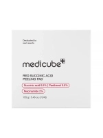Medicube Отшелушивающие пэды с янтарной кислотой против пигментации Red Succinic Acid Peeling Pad 70 шт