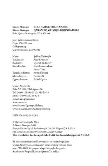 Qaranlıq və işıq haqqında dərs