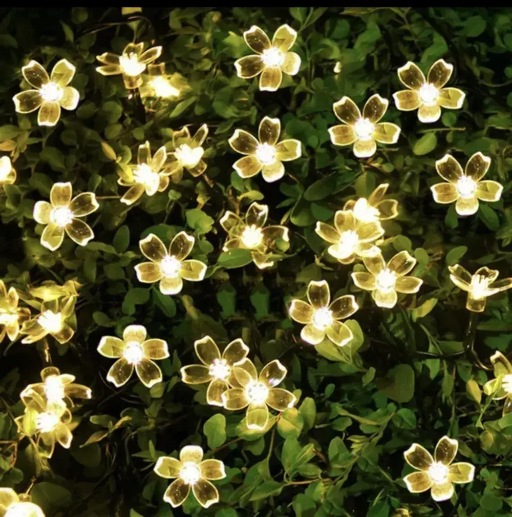 Гирлянда садовая на солнечной батареи