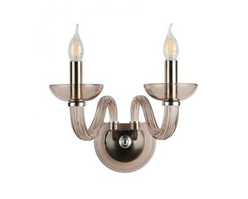 Бра 2*E14 8642/A chrome coffee хром/кофейный ARLETTE Newport