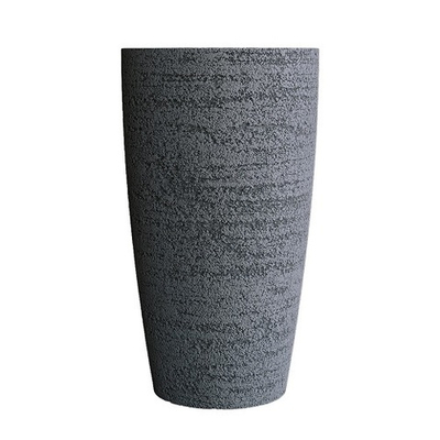 Кашпо Concretika Conus D40 H80 Erosia Gray