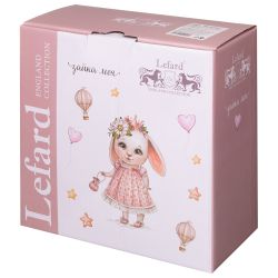 НАБОР ПОСУДЫ LEFARD "МОЯ ЗАЙКА" 3 ПР.: САЛАТНИК 13*6,5 СМ 580 МЛ, ТАРЕЛКА 19,5*2 СМ, КРУЖКА 270 МЛ