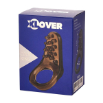 Дымчатое эрекционное кольцо 2,5см с точками ToyFa XLover 748030