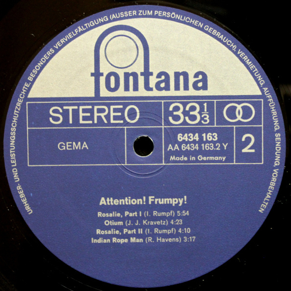 Frumpy / Attention! Frumpy! (LP)