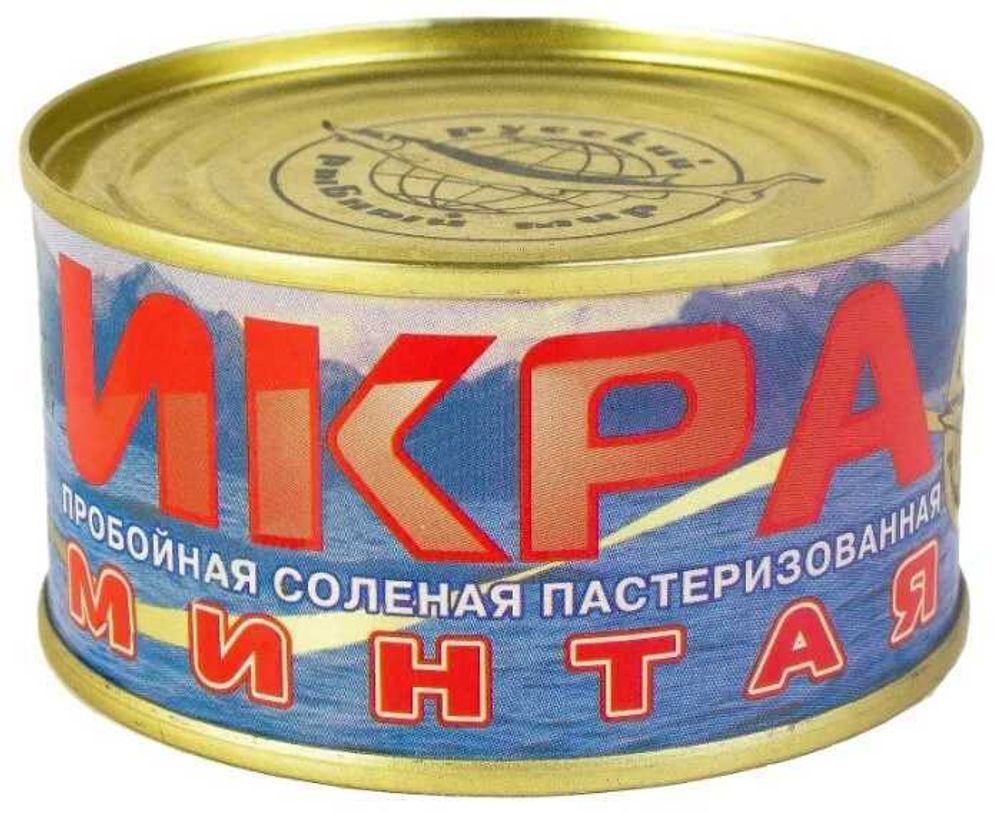 Икра минтая 130 г. Русский рыбный мир