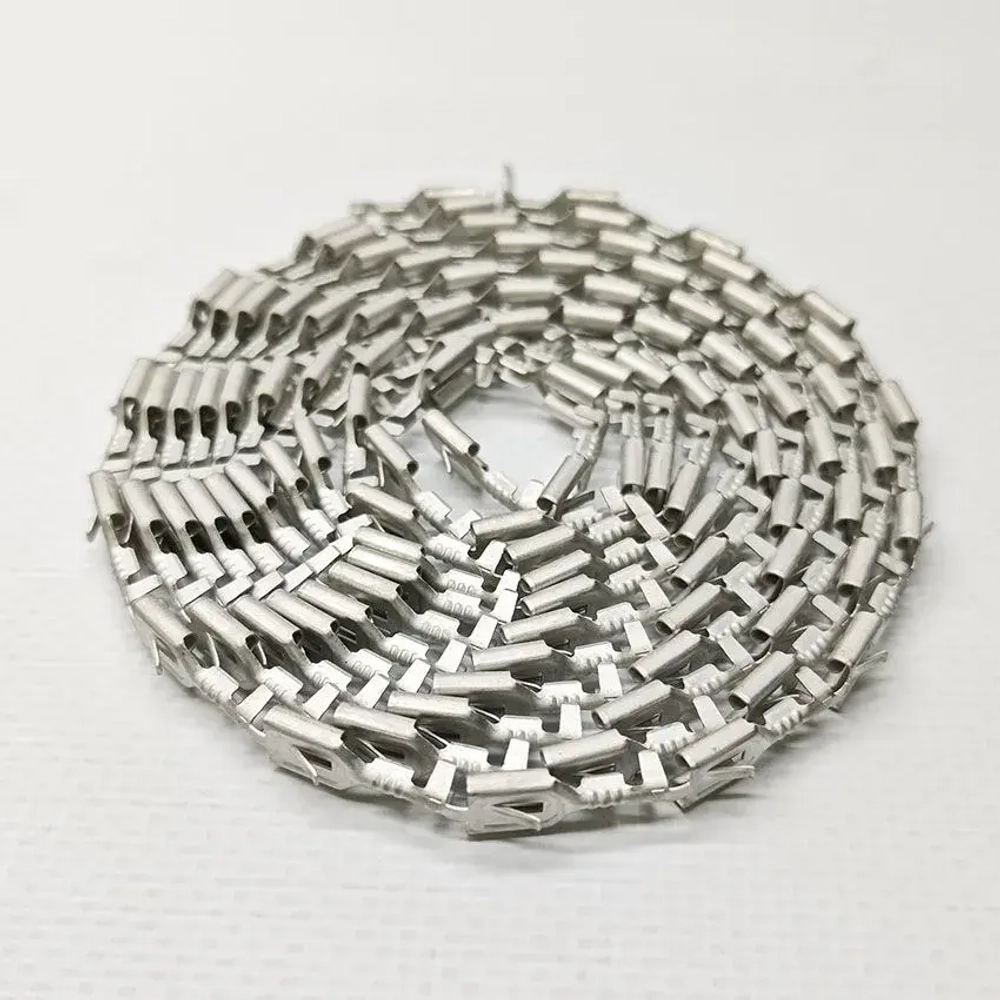 Клемма "мама" 6,3мм с фиксатором 100шт