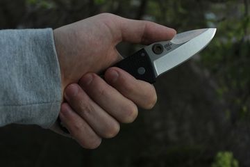 Складной нож Cold Steel 28E Grik c клинком из стали AUS-8, рукоять GRN