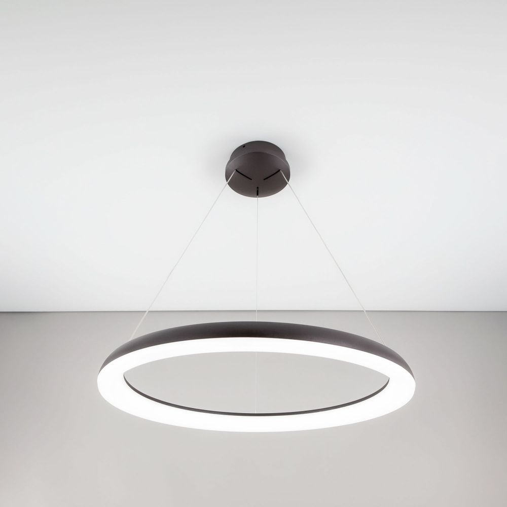 Citilux Юпитер Смарт CL730A095S Умная подвесная люстра Венге