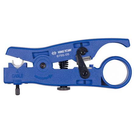 Цена на KING TONY (6755-05) Стриппер для снятия изоляции и резки многожильного и плоского кабеля UTP, STP, RJ