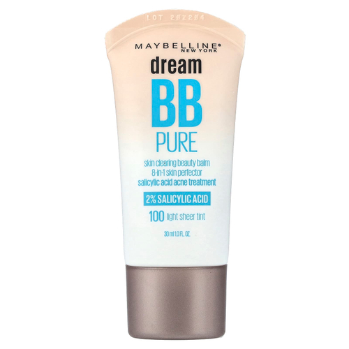 Maybelline, Dream BB Pure, очищающий бальзам для кожи, оттенок 100 Light Sheer, 30 мл (1 жидк. унция)