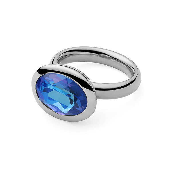Кольцо Qudo Tivola Royal Blue Delite 18.5 мм 650994 BL/S размер 18,5