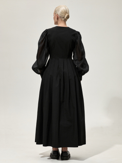 Платье длинное "Заслуженное". Черное